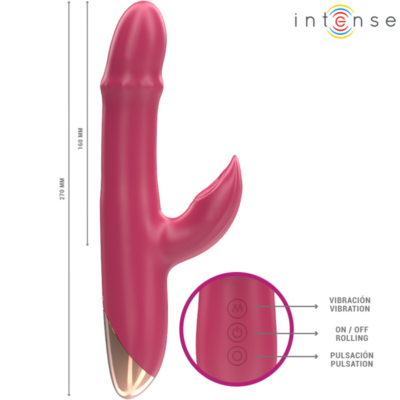 Intense - chloe multifuncional vibrador 3 em 1 vermelho intense fun caliente. Pt