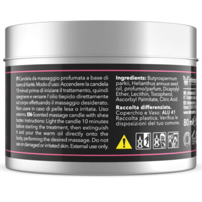 Intimateline luxuria - vela de massagem de uva intimateline caliente. Pt
