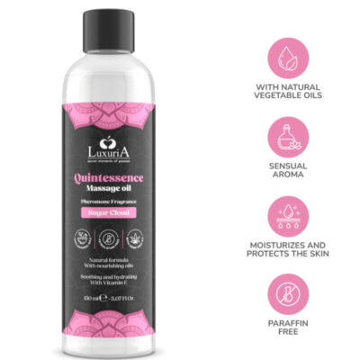 Intimateline luxuria - óleo de massagem sugar cloud 150 ml intimateline caliente. Pt