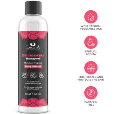 Intimateline luxuria - óleo de massagem berry 150 ml intimateline caliente. Pt