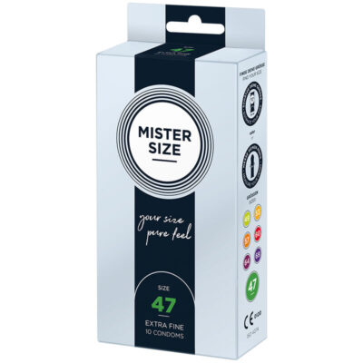 Alternative view of MISTER SIZE - PRESERVATIVOS TAMANHO XS 47 MM (10 UNIDADES)