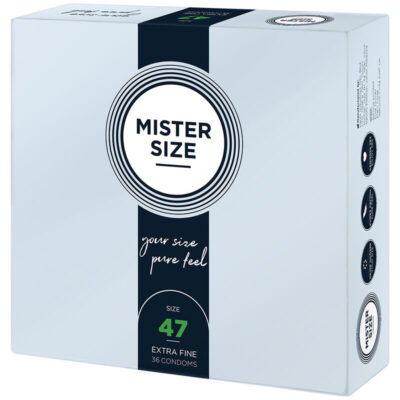 Alternative view of MISTER SIZE - PRESERVATIVOS TAMANHO XS 47 MM (36 UNIDADES)