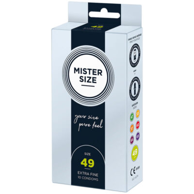 Alternative view of MISTER SIZE - PRESERVATIVO TAMANHO S 49 MM (10 UNIDADES)