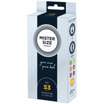 Alternative view of MISTER SIZE - PRESERVATIVO TAMANHO M 53 MM (10 UNIDADES)