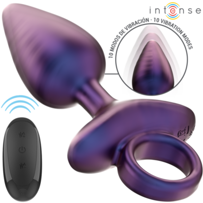 Alternative view of INTENSE - MICHAEL VIBRADOR ANAL PLUG MODELO 2 CONTROLE REMOTO