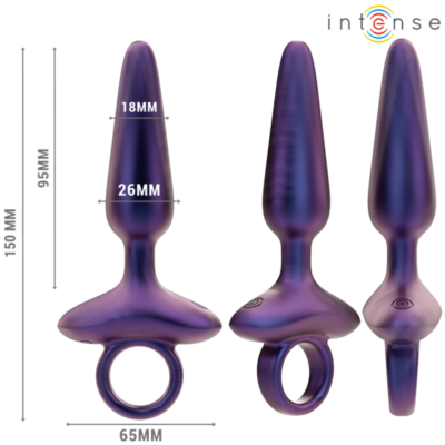 Intense - marlon vibrador anal plug modelo 4 controle remoto intense anal toys caliente. Pt