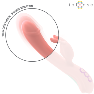 INTENSE - RACHEL RABBIT VIBRADOR 5 VIBRAÇÕES ROSA 11 Intense - rachel rabbit vibrador 5 vibrações rosa intense fun caliente. Pt