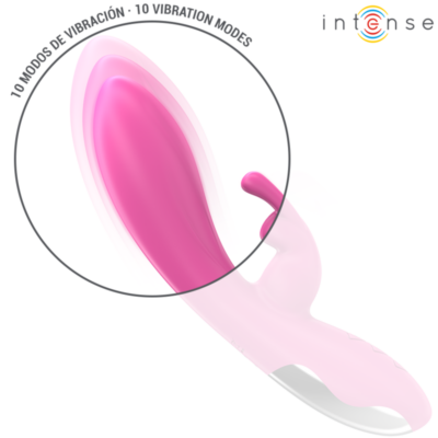 Intense - randall rabbit vibrador 10 vibrações rosa intense fun caliente. Pt
