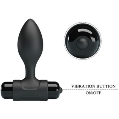 Pretty love - vibra butt 10 vibrações plug anal preto pretty love caliente. Pt