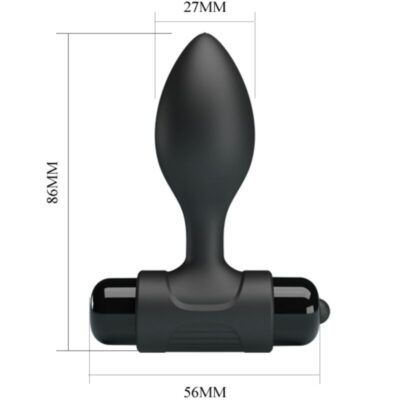 Pretty love - vibra butt 10 vibrações plug anal preto pretty love caliente. Pt
