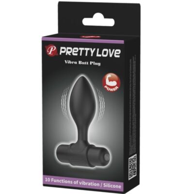 Pretty love - vibra butt 10 vibrações plug anal preto pretty love caliente. Pt