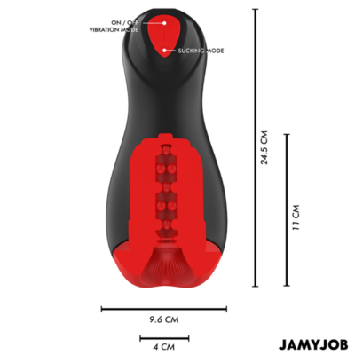 Jamyjob - masturbador automático core-x 5 modos de sucção e vibração jamyjob caliente. Pt