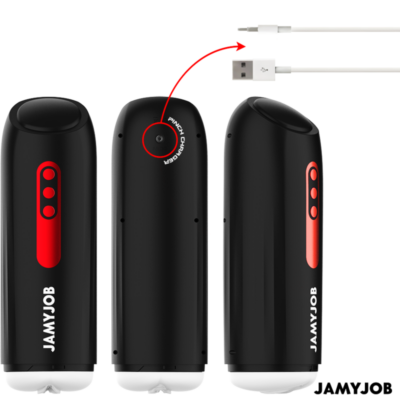 Jamyjob - masturbador automático phantom vagina 5 modos de sucção e impulso jamyjob caliente. Pt