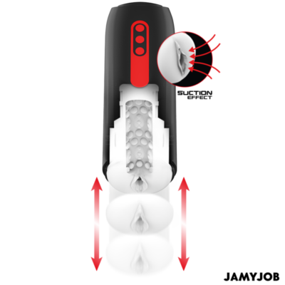 Jamyjob - masturbador automático phantom vagina 5 modos de sucção e impulso jamyjob caliente. Pt