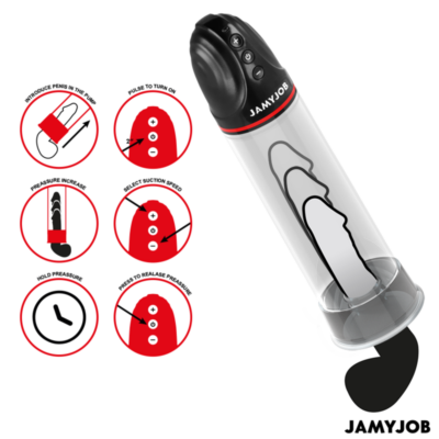 Jamyjob - bomba automática xpand 3 níveis de sucção cinza jamyjob caliente. Pt