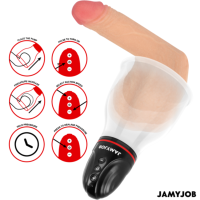 Jamyjob - xpand lite bomba de teste automática 3 níveis de sucção cinza jamyjob caliente. Pt