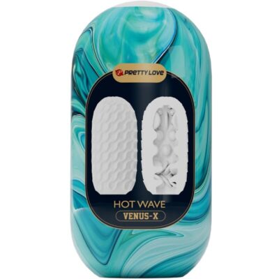 Pretty love - masturbador masculino hot wave silicone branco pretty love caliente. Pt