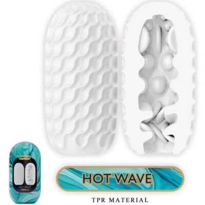 Alternative view of PRETTY LOVE - MASTURBADOR MASCULINO HOT WAVE SILICONE BRANCO