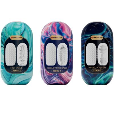 Alternative view of PRETTY LOVE - VENUS X 15 MASTURBADORES MASCULINOS DE SILICONE BRANCO