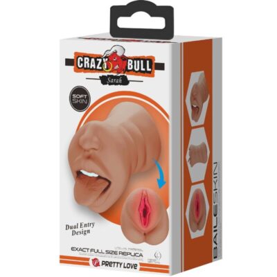 Crazy bull - sarah duplo masturbador boca e vagina carne crazy bull caliente. Pt