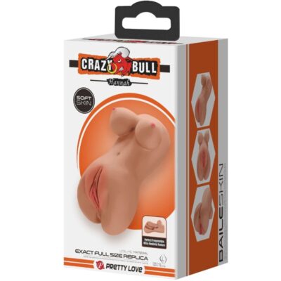 Crazy bull - hannah masturbador duplo vagina e ânus mulato realista crazy bull caliente. Pt