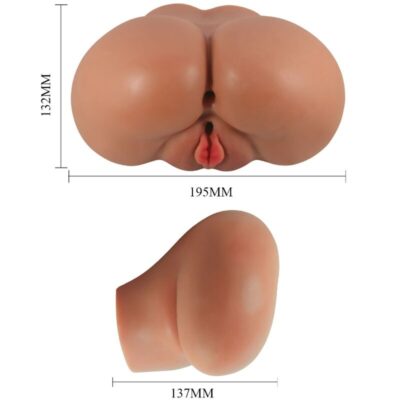 Crazy bull - luna vibrador butt com vagina realista e ânus controle de carne remoto - image 6