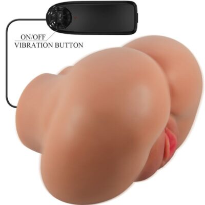 Crazy bull - luna vibrador butt com vagina realista e ânus controle de carne remoto - image 5