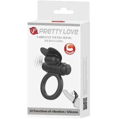 Pretty love - anel vibratório debonaire coelho 10 vibrações preto pretty love caliente. Pt