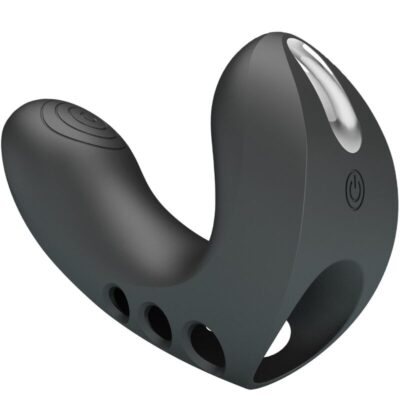 Alternative view of PRETTY LOVE - VIBRADOR DE DEDO CAMELIA 7 VIBRAÇÕES PRETO