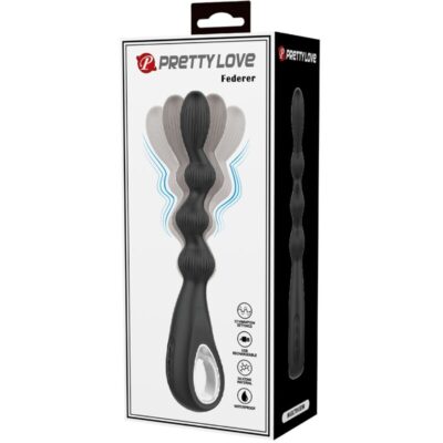 Pretty love - federer vibrador anal 12 vibrações preto pretty love caliente. Pt