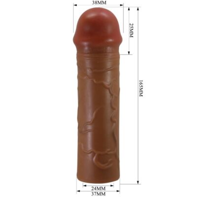 Pretty love - manga penis nile com extensão de 2,5 cm mulato pretty love caliente. Pt