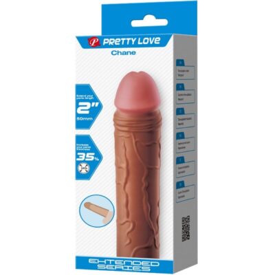 Pretty love - manga penis chane com extensão de 5 cm mulato pretty love caliente. Pt