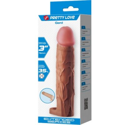 Pretty love - manga penis gerd com extensão de 7,6 cm mulato pretty love caliente. Pt