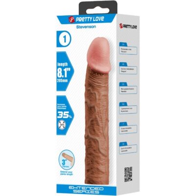 Pretty love - manga penis stevenson com extensão de 7,6 cm mulato pretty love caliente. Pt