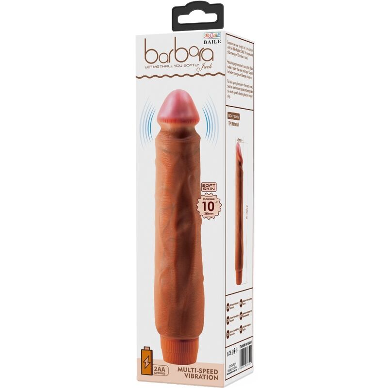 BAILE - JACK VIBRADOR REALISTA 26 CM MULATO 6 Baile - jack vibrador realista 26 cm mulato - image 6
