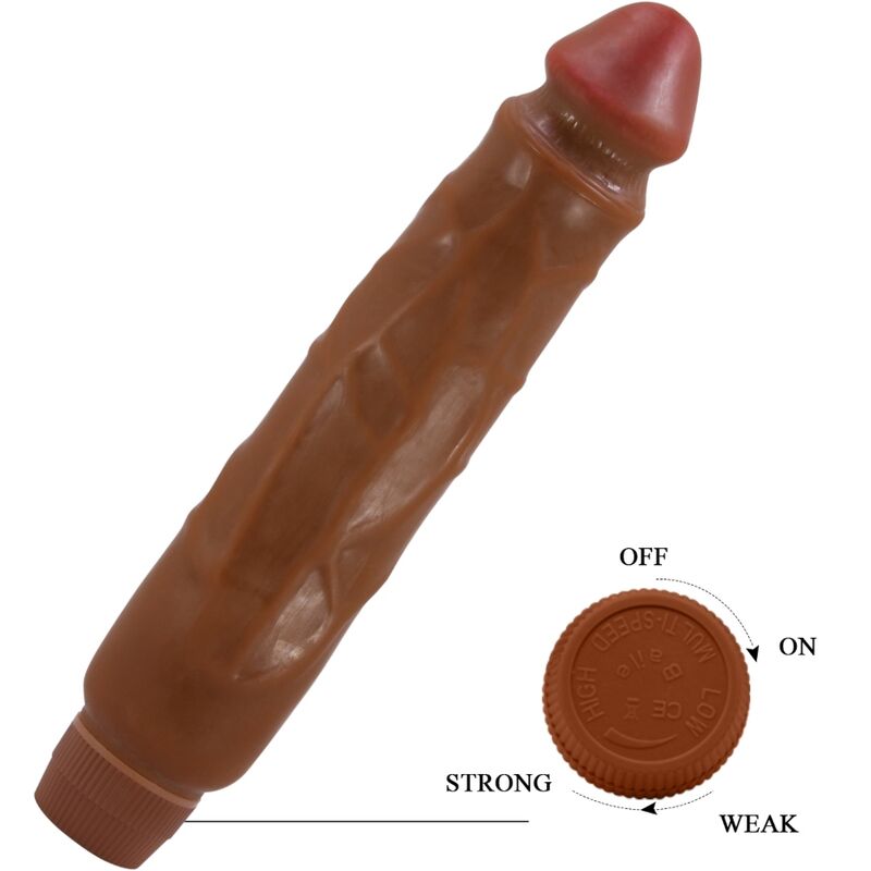 BAILE - JACK VIBRADOR REALISTA 26 CM MULATO 4 Baile - jack vibrador realista 26 cm mulato - image 4