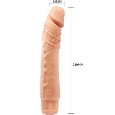 Baile - vibrador realista dybbuk 24 cm carne baile caliente. Pt