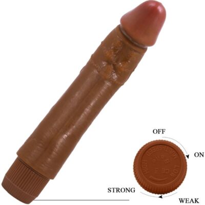 Baile - vibrador realista dybbuk 24 cm mulato baile caliente. Pt