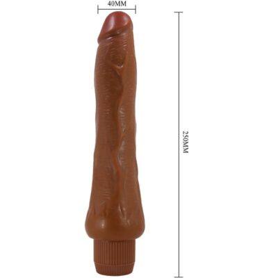 Baile - vibrador realista dryad 25 cm mulato baile caliente. Pt