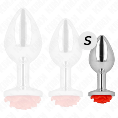 Kink - plug anal rosa vermelho tamanho s kink pleasure plugs caliente. Pt