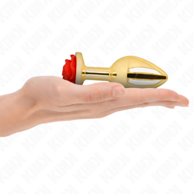 Kink - plug anal ouro rosa vermelho tamanho l kink pleasure plugs caliente. Pt