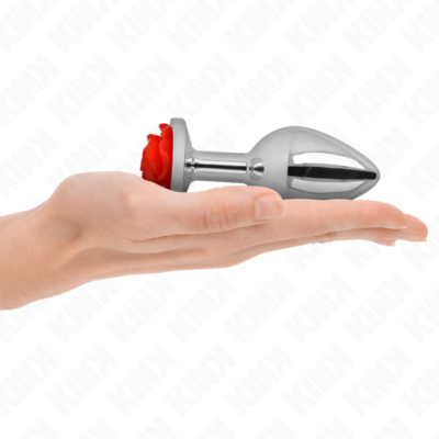 Kink - plug anal rosa vermelho tamanho l kink pleasure plugs caliente. Pt