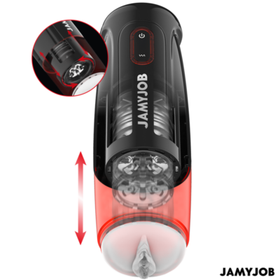 JAMYJOB - STORM MASTURBADOR AUTOMÁTICO DE VAGINA 10 MODOS DE ROTAÇÃO E IMPULSO 10 Jamyjob - storm masturbador automático de vagina 10 modos de rotação e impulso jamyjob caliente. Pt