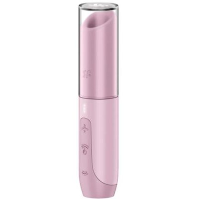 Satisfyer - estimulador de clitóris secret kiss wave rosa satisfyer air pulse caliente. Pt