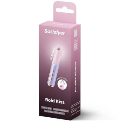 Alternative view of SATISFYER - ESTIMULADOR DE CLITÓRIS BOLD KISS WAVE ROSA / VIOLETA