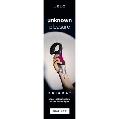 Lelo - enigma massager de estimulao de dupla suco preto lelo caliente. Pt