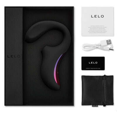 Lelo - enigma massager de estimulao de dupla suco preto lelo caliente. Pt
