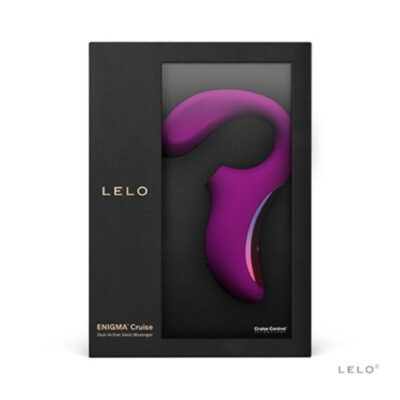 Lelo - enigma cruise estimulao dupla sonic massager deep rose lelo caliente. Pt