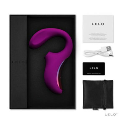 Lelo - enigma cruise estimulao dupla sonic massager deep rose lelo caliente. Pt