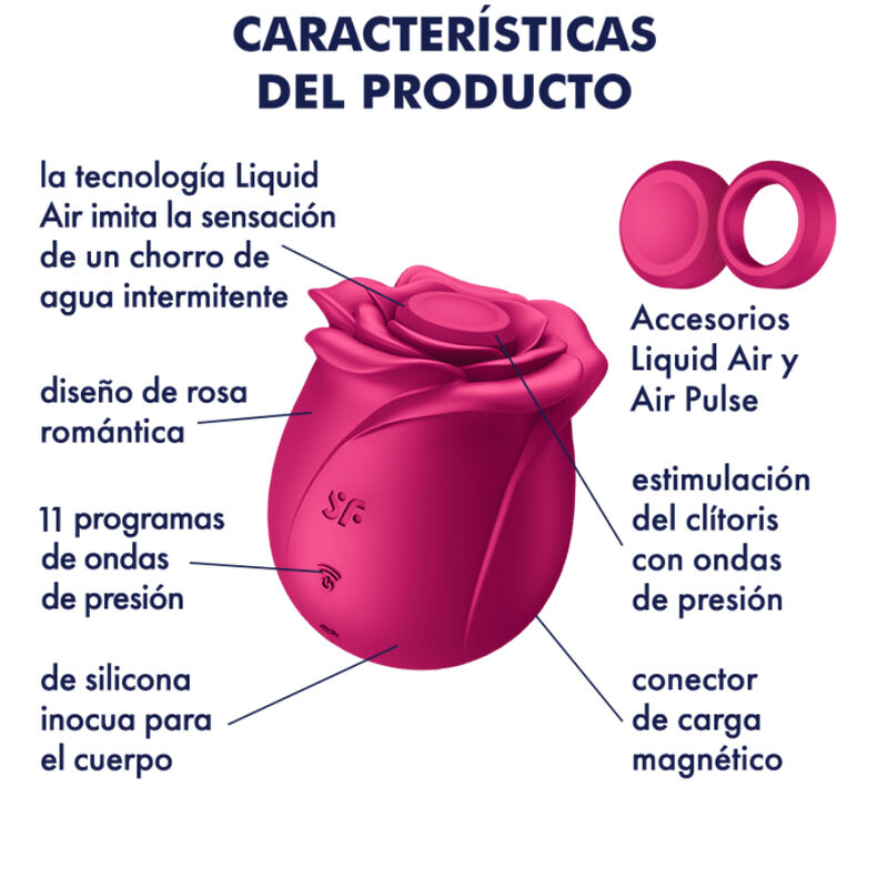 SATISFYER - AIR PULSE VIBRADOR PRO 2 CLASSIC BLOSSOM 6 Satisfyer - air pulse vibrador pro 2 classic blossom - image 6